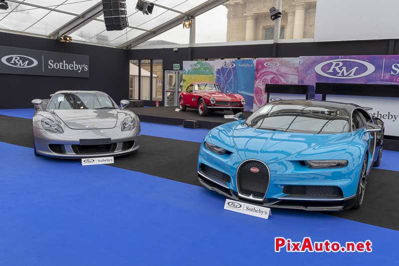 Vente RM Sotheby's Paris 2019, Porche Carrera GT et Bugatti Chiron