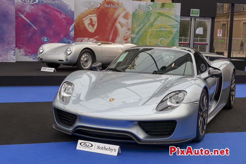 Vente RM Sotheby's Paris 2019, Porsche Spyder 918 et 550RS