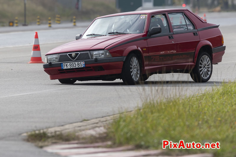 Alfa Romeo 75 Twin Park a l'Italian Meeting