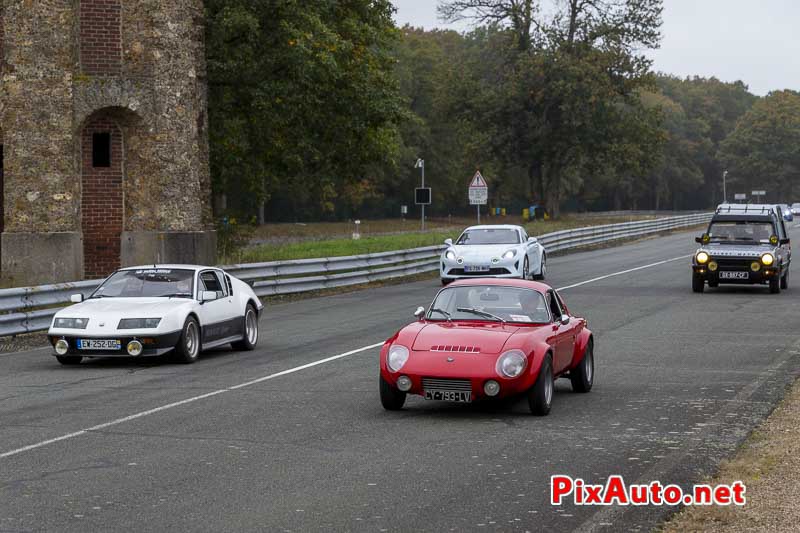 Matra-bonnet Djet lors de la Parade a Linas-Montlhery