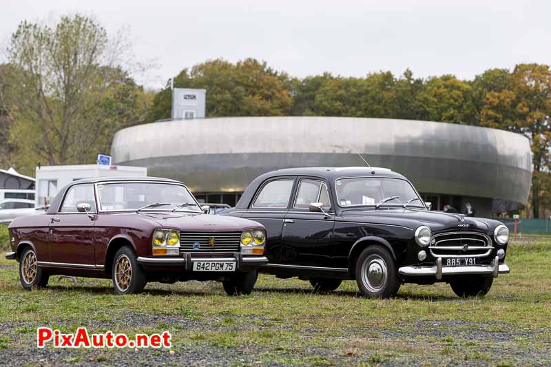 Peugeot 304 et 403 a l'Autodrome de Linas-Montlhery