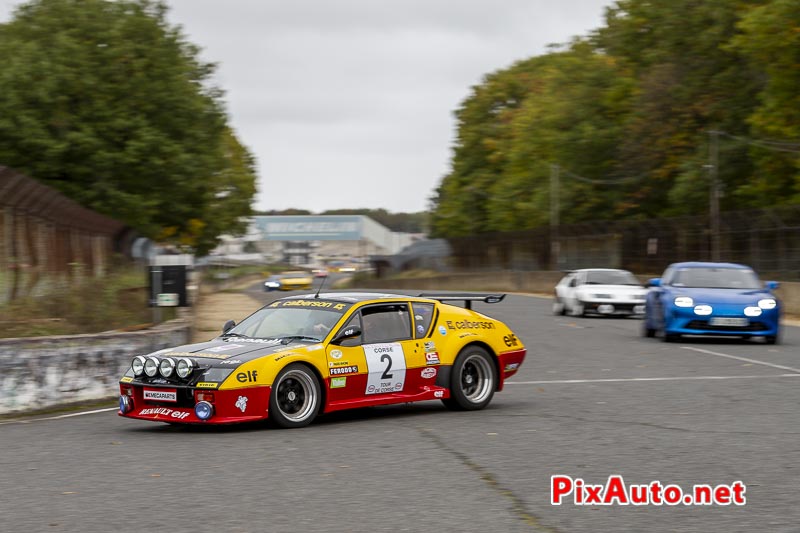 Renault-Alpine A310 Calberson sur l'autodrome