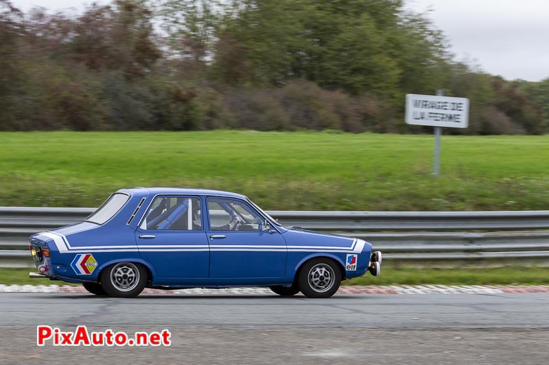 Renault 12 Gordini dans le virage de la Ferme de Linas-Montlhery