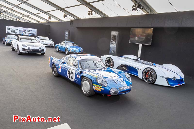 Exposition Concept-cars Et Design Automobile, Retrospective Alpine