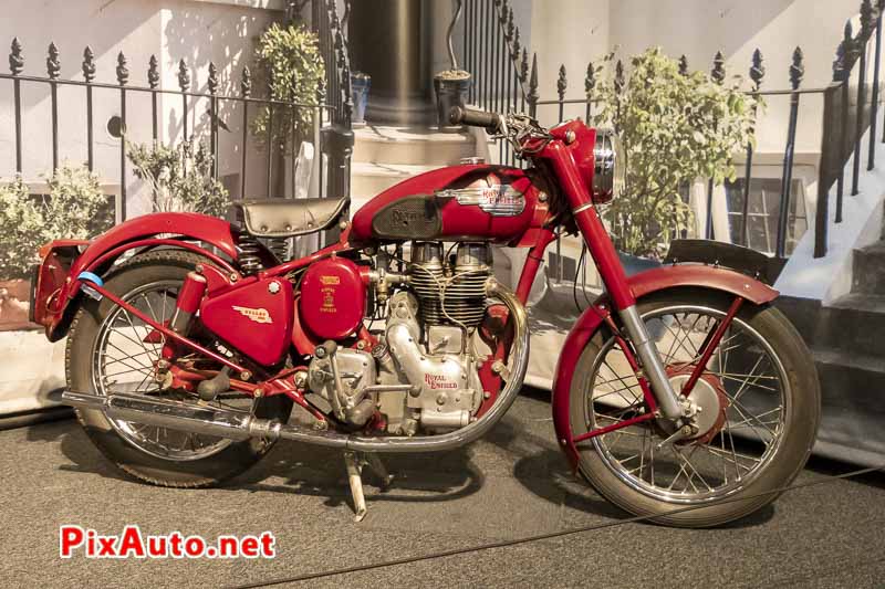 Autoworld, So British !, Royal Enfield 500 Bullet de 1954