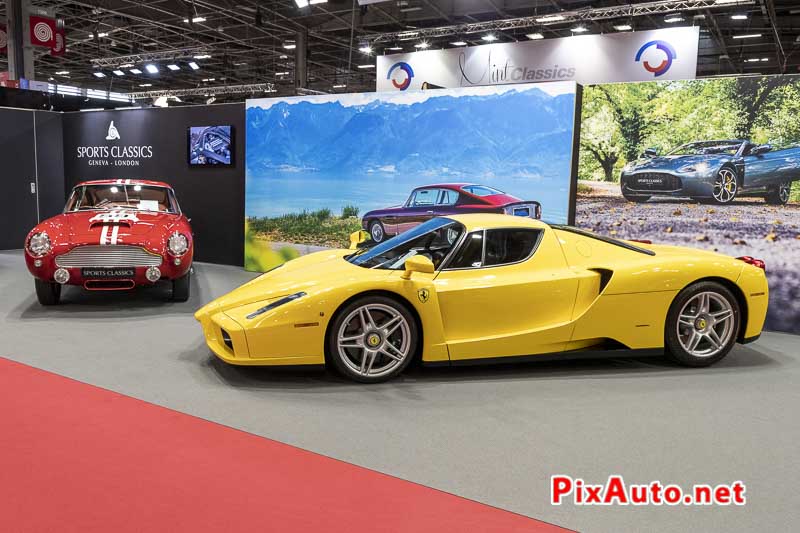 Retromobile 2020, Ferrari Enzo et Aston Martin DB5