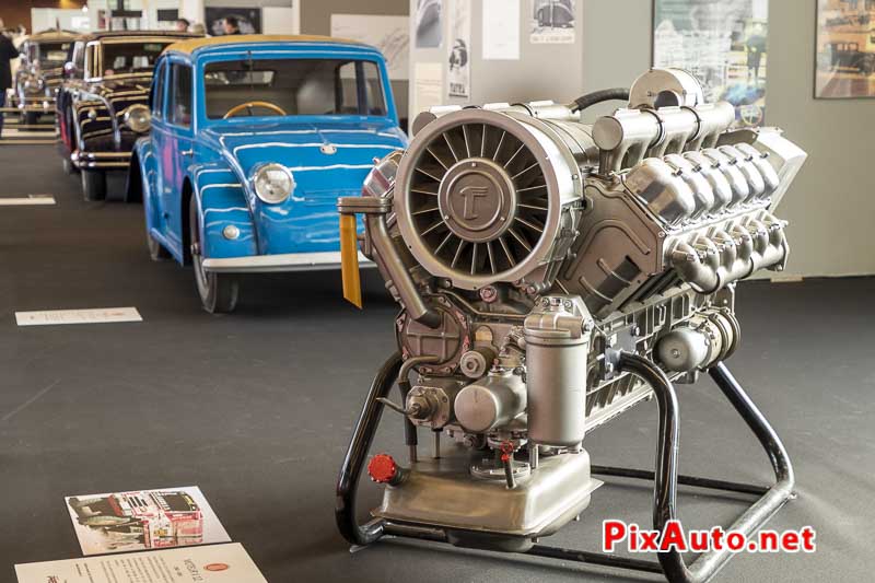 Retromobile 2020, Moteur V12 Camion Tatra 111