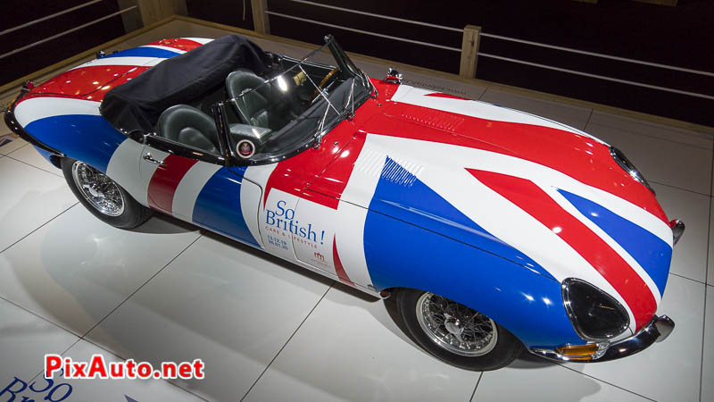 Brussels Motor Show, Jaguar E-type Union Jack