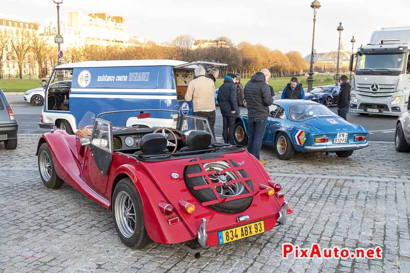 Traversee De Paris 2020, Morgan, Alpine A110