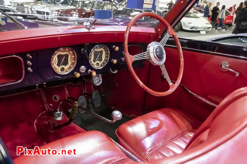 Artcurial Retromobile, tableau de bord Alfa Romeo 6C2300 Pescara