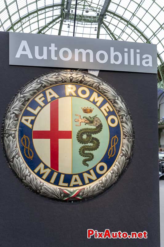 Bonhams Paris, Panneau Publicitaire Alfa Romeo 1930