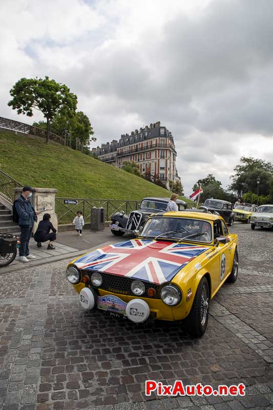 Traversee De Paris, Triumph Tr4 Union Jack