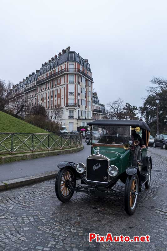 21e Traversee De Paris Hivernale, Ford T A Montmartre