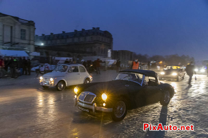 21e Traversee De Paris Hivernale, MG A Cabriolet