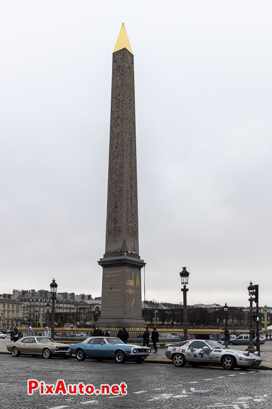 21e Traversee De Paris Hivernale, Obelique Place de la Concorde