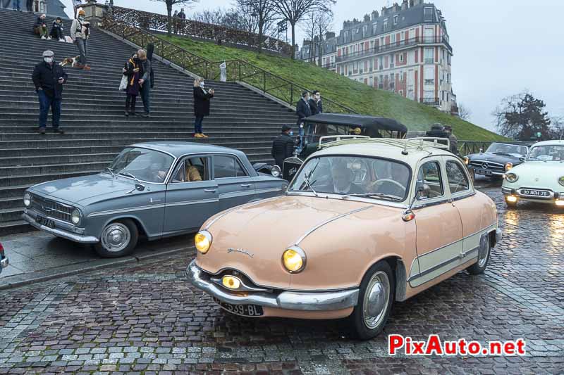 21e Traversee De Paris Hivernale, Panhard Dyna Z Montmartre