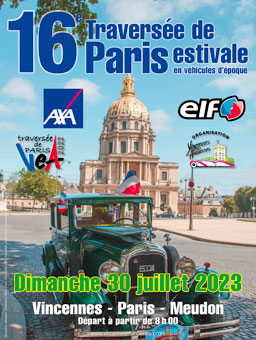 affiche Traversee De Paris Estivale 2023